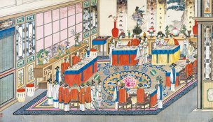 清 孙温 红楼梦 55x30.5 (127)[人物] 
