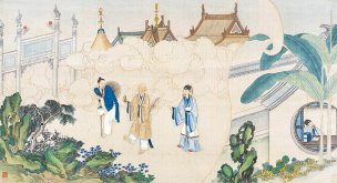 清 孙温 红楼梦 55x30.5 (140)[人物] 