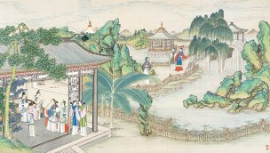 清 孙温 红楼梦 55x30.5 (119)[人物] 