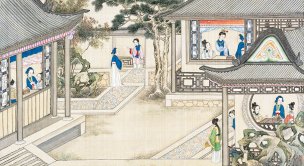 清 孙温 红楼梦 55x30.5 (12)[人物] 