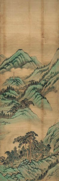 清 周尚文 西湖全景图屏-2 高191cm[山水] 