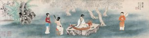 清 刘彦冲 听阮图hx[人物] 