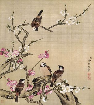 清 余稚 花鸟图册页十二开-12 33x37[花鸟] 