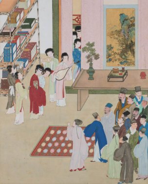 未知朝代 佚名 金瓶梅插画004 金瓶梅插图之傻西