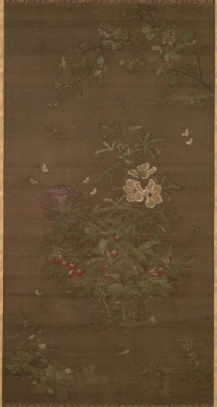 未知朝代 佚名 草虫图1 150.6×79.2 [花鸟] 