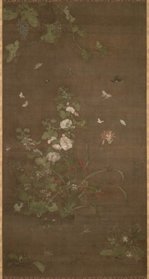 未知朝代 佚名 草虫图2 150.6×79.2 [花鸟] 