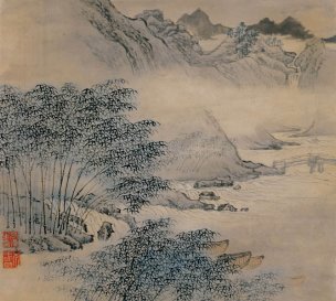 明 张复 潇湘八景八开-7[山水]