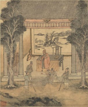 明 张宏 史记君臣故事图25-31cm-3[人物]