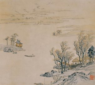 明 张复 潇湘八景八开-5[山水]