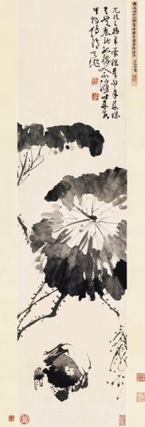 明 徐渭 黄甲图 39x114.5[花鸟]