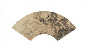 明 唐寅 行书诗扇面 纸本1 [人物]