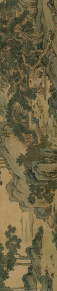 明 周臣 辟纑图 31.5x159[山水]