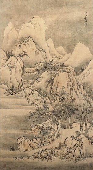 明 佚名 雪景图 纸本53X97 [山水]