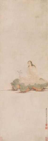明 丁观鹏 观音图1-1hx 33x97[宗教]