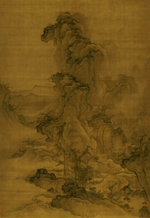 宋 郭熙 秋山行旅图 绢本 97×141 [山水]
