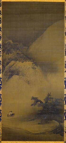 宋 梁楷 雪景山水图 [山水]
