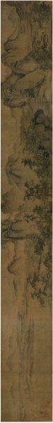 宋 王诜 溪山秋霁图卷 绢本 40X314[山水]
