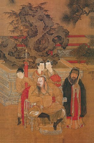 宋 佚名 折椹图 绢本35x53[人物]