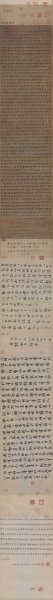 唐 佚名 摹黄庭经 纸本 452×40[书法]