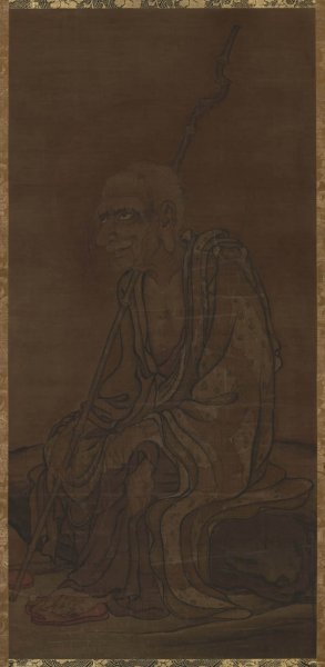 元 蔡山 罗汉图 62x137[宗教] 