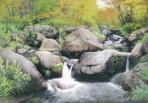近现代 黄有维 风景2-原大-72x104[山水]