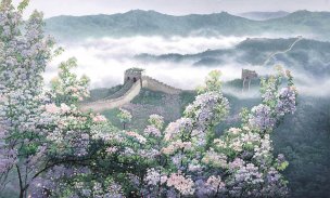 近现代 黄有维 风景图7 108x65[山水]