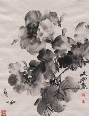 近现代 黄宾虹 -01 51×66[花鸟]