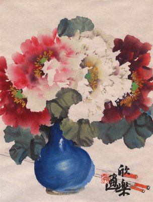近现代 黄宾虹 -02 34×46[花鸟]