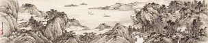 近现代 黄君壁 远蒲征帆[山水]