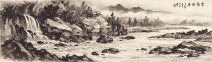 近现代 黄君壁 云壑幽居[山水]