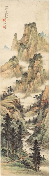 近现代 黄君壁 山水 X 31x109[山水]