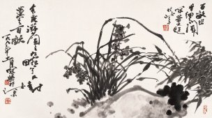 近现代 高冠华 (6)42×23[花鸟] 