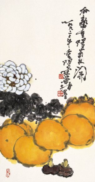 近现代 高冠华 (48)22×43[花鸟]
