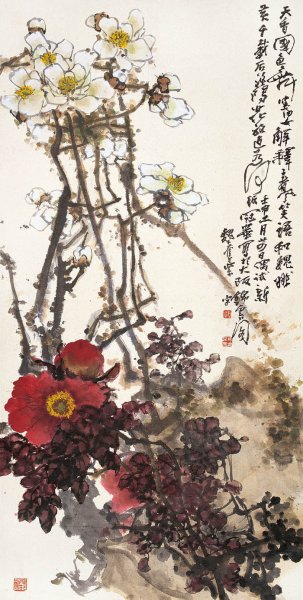 近现代 高冠华 (45)22×43[花鸟]