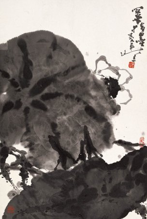 近现代 高冠华 (37)29×44[花鸟]