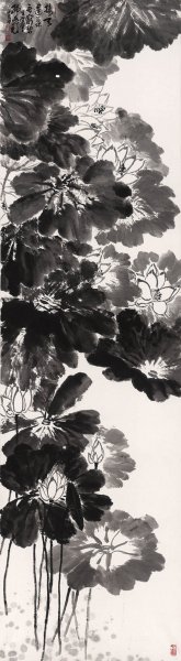 近现代 韩文莱 YY1202001-53 62x225[花鸟]
