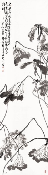 近现代 韩文莱 YY1202001-48 62x225[花鸟]