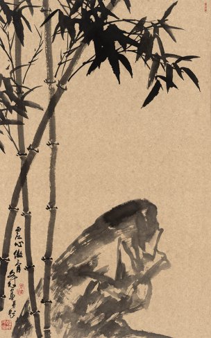 近现代 韩文莱 YY1202001-34 48x78[花鸟]