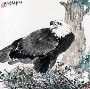 近现代 韩文莱 YY1202001-19 68x68[花鸟]