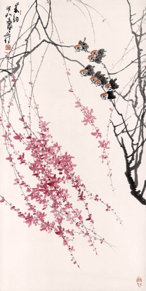 近现代 韩文莱 YY1202001-08 69x137[花鸟]