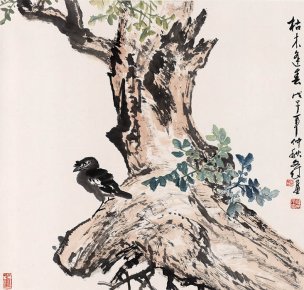 近现代 韩文莱 YY1202001-27 70x67[花鸟]