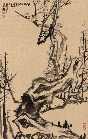 近现代 韩文莱 YY1202001-35 50x79[花鸟]