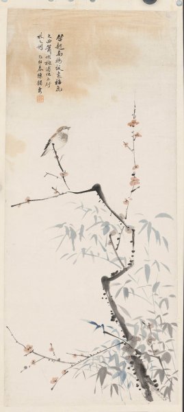 近现代 陈独秀 花鸟图单片40x90[花鸟]