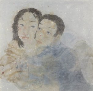 近现代 陈子 流年系列之五-S 42×42[人物]