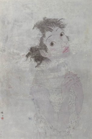 近现代 陈子 花语系列之120-S 28×42[人物]