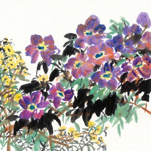 近现代 徐燕婷 花-07-69x69[花鸟]