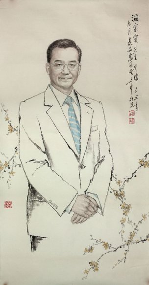 近现代 佚名 CA1001024-长安惠风堂-温家宝 46x87[人物