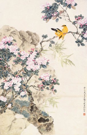 近现代 龚文祯  (13) 19×29[花鸟]