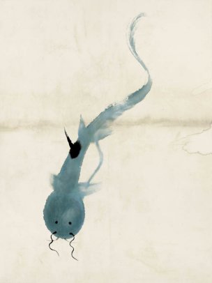 近现代 齐白石 鱼虾册页 未命名 1115 36x48[其它]