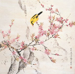 近现代 龚文祯  (16) 29×29[花鸟]